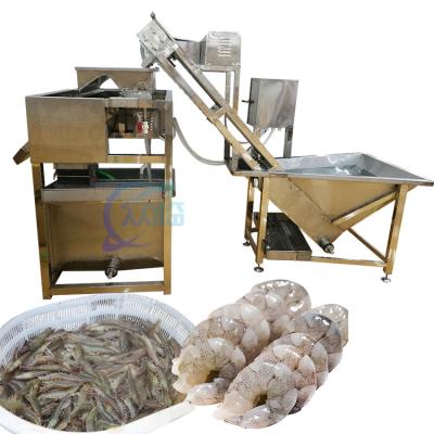 China Máquina de limpieza de camarón de 400-500 kg/h de alta eficiencia práctica en venta