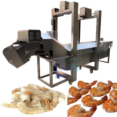 China Electric Stable Shrimp Tunnel Cooking Machine , Energy Saving Shrimp Processing Unit for sale