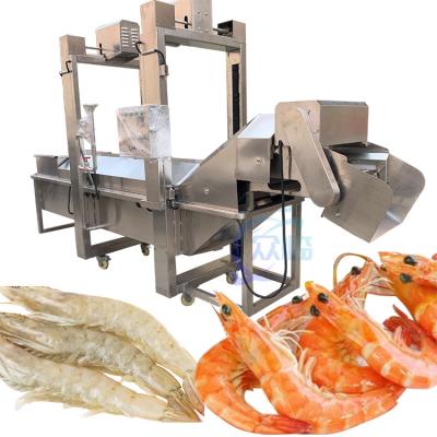 Chine ISO SUS304 Cuisinière à vapeur pour le chauffage des crevettes, usine polyvalente de transformation des crevettes à vendre