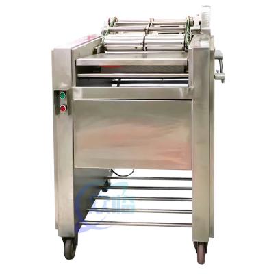China Stable SUS304 Fish Skinner Machine , Semi Automatic Sardine Cleaning Machine for sale