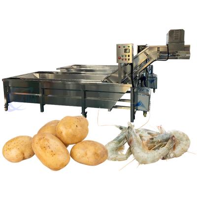 China 380V Automatic Fish Cleaning Machine , Multi Function Commercial Vegetable Washer for sale
