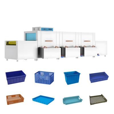 China CE Multiscene Plastic Pallet Washing Machine , Anti Corrosion Plastic Crate Washer for sale