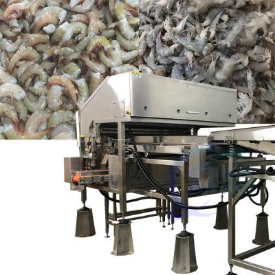 China Shrimp head and shell sorting machine cleaning machine processing plant assembly line Shrimp head removed en venta