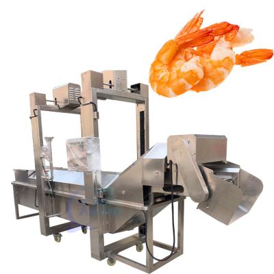 China Seafood processing factory large batch fish and shrimp poaching machine Sushi Shrimp Production Line Steam oven machine à venda