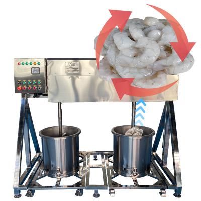 中国 Shrimp soaking blender shrimp processing machine Immersion Mixer Insulation barrel mixer automatic mixer 販売のため