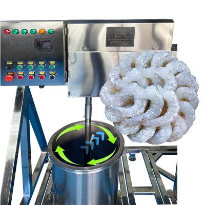 China Shrimp soaking blender shrimp processing machine Immersion Mixer Insulation barrel mixer automatic mixer for sale