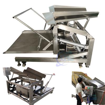 China fish and shrimp Seafood processing factory assembly line feeder en venta