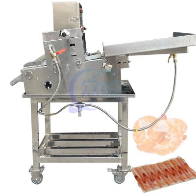 China cortador del vientre del camarón del sushi de la máquina de 60-80pcs/Min Cooked Shrimp Sushi Cutting en venta