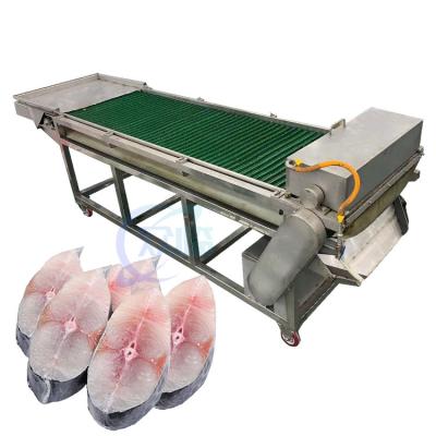 China Máquina cortadora de caballa Cinta transportadora de procesamiento de pescado Máquina cortadora de pescado Qingzhan en venta