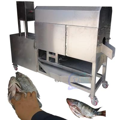 中国 海鮮加工工場 魚の腹と背を掃除する機械 魚の切断と清掃機械 販売のため
