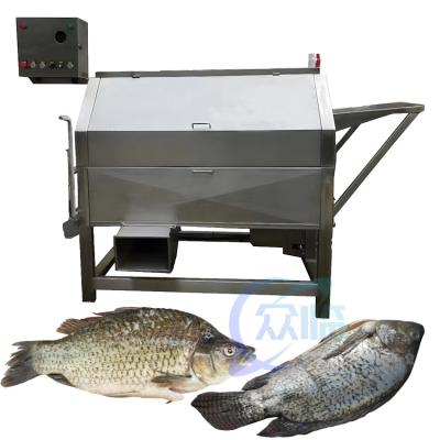 China Drum Type Fish Scale Machine Batch Type Fish Scale Removal Machine for sale