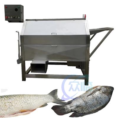 中国 Fish scale cleaning automatic electric fish back opening cutting machine fish scale machine 販売のため