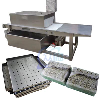 China Seafood fish and shrimp processing equipment Fish and Shrimp Quick Fishing Machine Fish and shrimp tray separator for sale