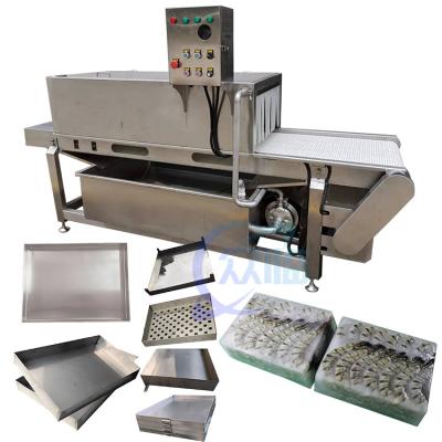 China Shrimp Automatic Separating Tray Machine Seafood Processing Plant Thawing Tray Machine en venta