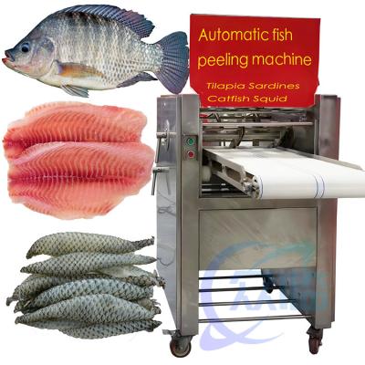 China 750W Practical Fish Skinning Machine Multiscene For Squid Peeling en venta