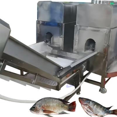 China Electrical Fish Cleaning Machine Fish Belly Splitting Cutting Killing Machine Mandarin Fish Salmon for sale