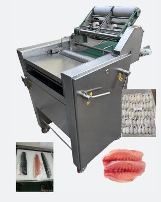 China 70Pcs/M Fish Processing Machine Stainless Steel Cuttlefish Peeling Machine High Stable Te koop