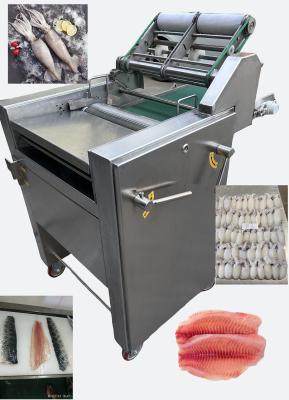 China Many Cases Hot Sale Tilapia Peeling Machine 0.75KW Tilapia Skinner High Stable à venda