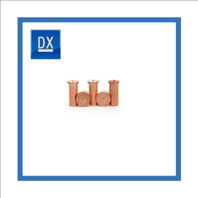 China Polishing Copper Surface Internal Weldable Threaded Studs for sale