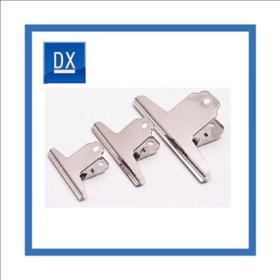 China Metal Polished Stamping Office Stationery Clips for sale