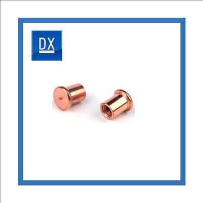China Customized Alloy Steel Plated Copper Internal Thread Welding Stud for sale