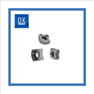 China 65Mn M6 M10 M16 Square Weld Nut For Pharmaceutical Machinery for sale