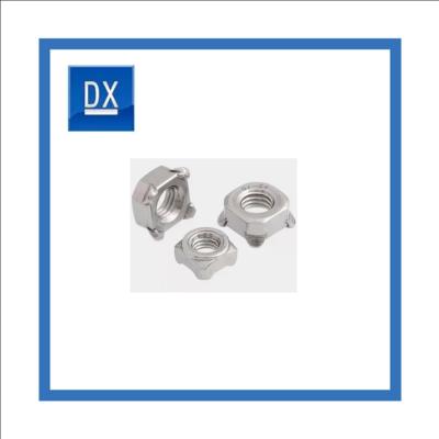 China 316L Stainless Steel Flat Square Weld Nut M2 M3 M4 M5 M6 M8 M12 for sale