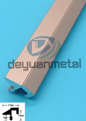 Chine Profil en aluminium de fente de l'électrophorèse T, 6063 extrusions en aluminium de barre de T à vendre