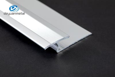 China Chrome alfombra para tejar el ajuste tornillo de 2 pedazos abajo de los perfiles de aluminio en venta