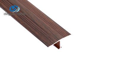 China T6 Aluminium Floor Edge Trim Powdercoated 0.5mm Thickness OEM Available for sale