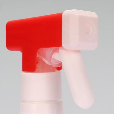 China Dispositivo de pulverización de gatillo de 28/410 de 28 mm Dispersor de gatillo rojo para botellas de jardín en venta