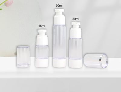 China Skin Care Airless Pump Bottles 15ml 30ml 50ml Sustainable Packaging For Beauty Products for sale
