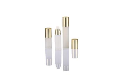 China Frosted Airless Lotion Pump Bottle Empty Cosmetic Containers 15ml To 50ml For Skincare Products for sale