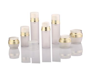 China 50 ml a 150 ml de loción congelada botella de bomba sin aire frascos vacíos de maquillaje para botellas de ducha en venta