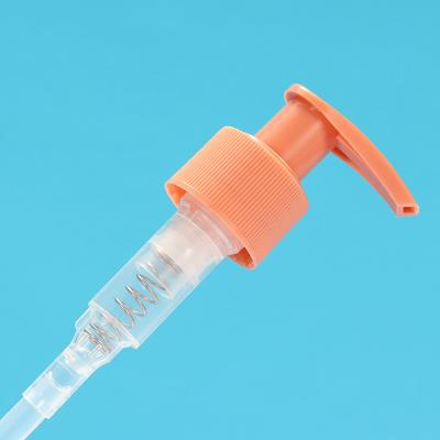 China Inner Spring Plastic Lotion Pump Reusable Lotion Dispenser 1.00ml/T - 1.50ml/T  For Body Washing for sale