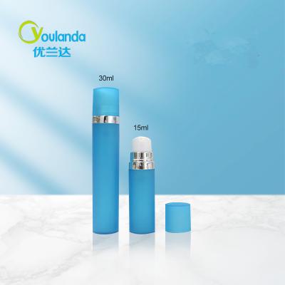 China PP Portable Lotion Reusable Airless Pump Bottles Portable Lotion Container 15ml 30ml 50ml for sale