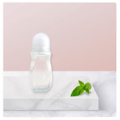 China OEM ODM botellas de vidrio de rodillo de rollo en la botella de desodorante de cristal claro contenedor en venta
