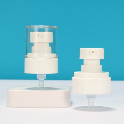 Chine 18/410 20/410 Pompe à lotion en plastique sans air Dispensateur de pompe à lotion avec capuchon transparent à vendre