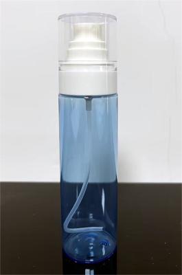 China Botella de pulverización de niebla fina PET de 100 ml Botella transparente de niebla fina para cuidado personal en venta