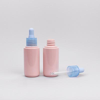 China Multiple Color 30ml PETG Cosmetic Dropper Bottles For Herbal Extracts for sale
