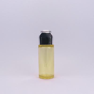 China Electroplated Aluminum Dropper Bottle Head PETG Dropper Bottle 50ml For Skincare Product for sale