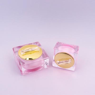 China Luxury Acrylic Cosmetic Jars 30g 50g For Face Cream Cosmetic Cream Packaging for sale
