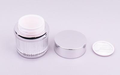 China Exquisite 30g 50g Acrylic Cosmetic Jar For Eye Cream With Customized Color en venta