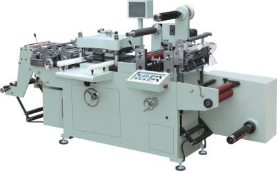 China Label Flat Bed Die Cutting Machine With Hole Puch Hot Stamping Lamination for sale