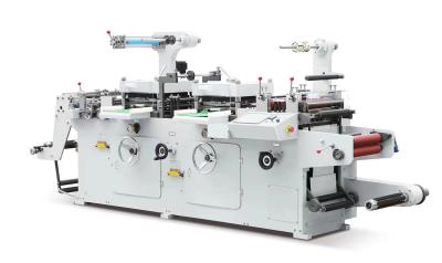 China Label Die Cutting Hot Stamping Machine Double Station for sale