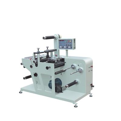 China Small Adhesive Blank Label Stickers Paper Core Machine Rotary Die Cutting Slitting Machine for sale