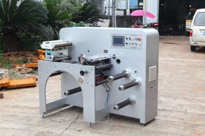 中国 Abrasive Automatic Paper Slitting And Rewinding Machine / Label Slitting Machine 120m/Min 販売のため