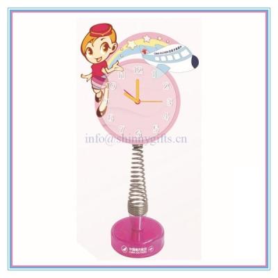 China New promo gifts fashion table clock for brands for sale