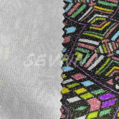 中国 Density Jacquard Knitted Double Knit Fabric Summer/Autumn Wear Recycled Polyester Fiber 販売のため