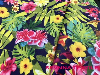 China Ink Jet Digital Printing Floral Swimwear Fabric With Customized Pattern for sale